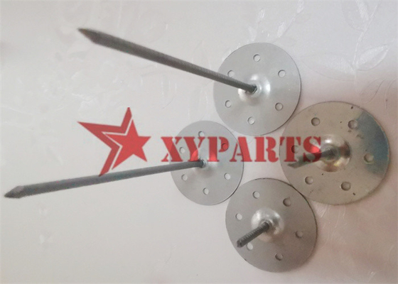 M3*75 Mm Galvanized Marine Insulation Pins With 40mm Dia Perforated Disc Base