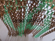 17mm Hook Length Aluminum Chain Curtain Decoration Huge Screen Bronze Color Room Separating