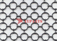 Colored 1.0x8 Metal Ring Mesh Curtain Linked With Hooks / Rings For Interior Decoration