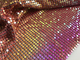 Soft Multi Color ODM Metallic Sequin Fabric For Garment Party Decoration