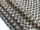 Rhombus Print Chainmail Mesh Fabric Metallic Cloth Metal Aluminum Curtain
