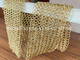 ø2.0*20mm Carbon Steel Ring Mesh Fabric As Divider For Interior Decoration