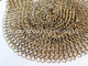 1.5mm*15mm Welded Chainmail Curtain With Metal Rings For Interior Decoration
