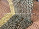 Architectural Metal Round Ring Mesh Curtain With SS Eletroplating