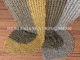 Chain Mail Weave Ring Mesh Curtain Stainless Steel Ceiling Treatment Decoration