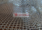 Metal Primary Color Stainless Steel Ring Mesh Curtain For Staircases Isolation
