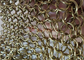 1.0x8mm Ring Chainmail Curtain Brass Material Metal In Sound Stage