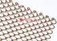 1.2 MM Aluminum Alloy Metal Mesh Curtain Metal Coil Drapery For Concert Hall