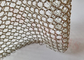 Stainless Steel 1.2mm X 10mm Metal Ring Mesh Curtain In Hotel Or Restaurant