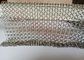 Stainless Steel 0.8x7mm Ring Metal Mesh Curtain Dividers For Stair Handrails