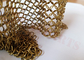 7mm Stainless Steel Ring Mesh Curtain Antique Bronze For Architecture