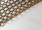 Bronze Color 1.5x15 Ring Mesh Curtain Stainless Steel For Store Construction
