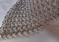 Welded Type Stainless Steel 0.8x7mm Ring Mesh Curtain For Safety Screens