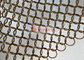 Corrosion Resistance Stainless Steel Chain Braided Ring Mesh For Light Partitioning