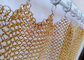 7mm Stainless Steel Chainmail Curtain Gold Color For Interior Decoration