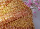 7mm Stainless Steel Chainmail Curtain Gold Color For Interior Decoration