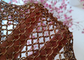 Copper Color Stainless Steel 10mm Chain Mail Fringe Curtains For Architectural Design